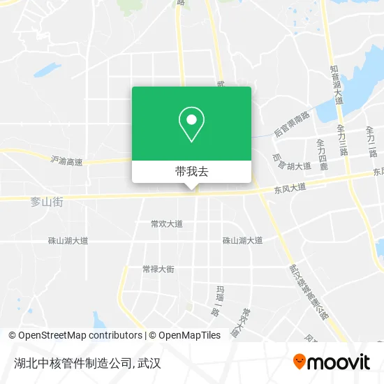 湖北中核管件制造公司地图