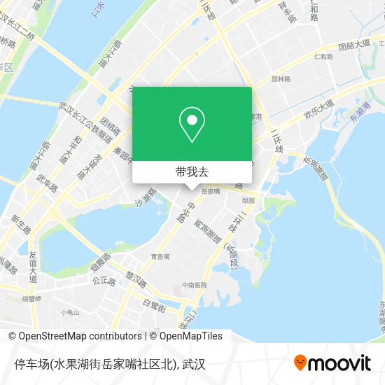 停车场(水果湖街岳家嘴社区北)地图