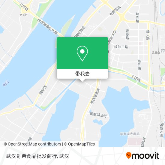 武汉哥弟食品批发商行地图