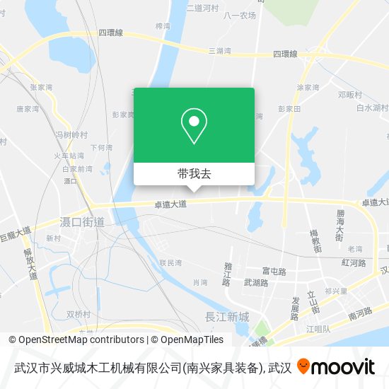 武汉市兴威城木工机械有限公司(南兴家具装备)地图