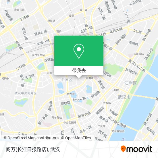 阁万(长江日报路店)地图