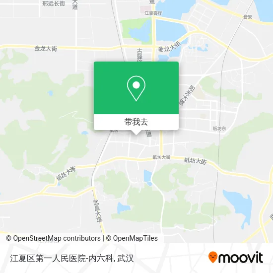 江夏区第一人民医院-内六科地图