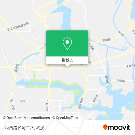 塔西路径河二路地图