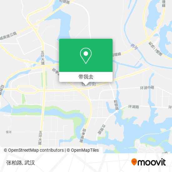 张柏路地图