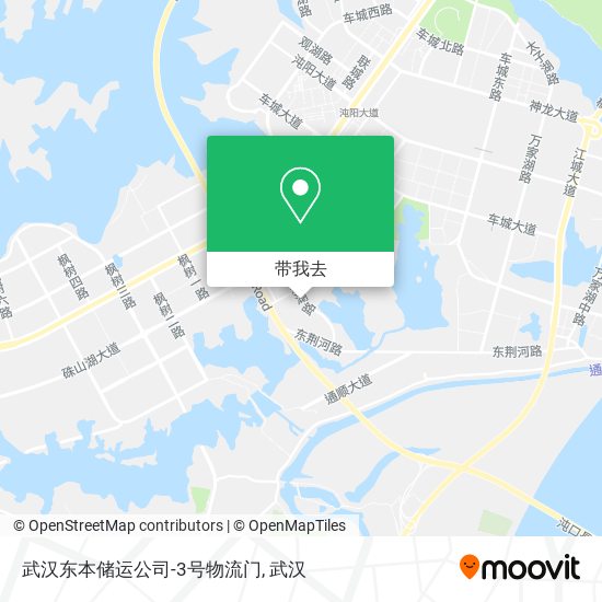 武汉东本储运公司-3号物流门地图