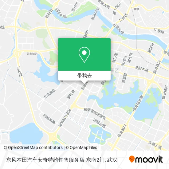 东风本田汽车安奇特约销售服务店-东南2门地图