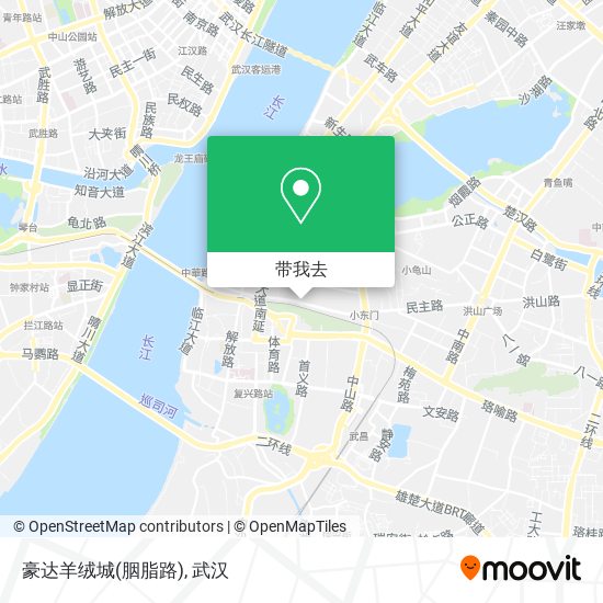 豪达羊绒城(胭脂路)地图