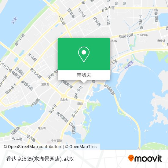 香达克汉堡(东湖景园店)地图