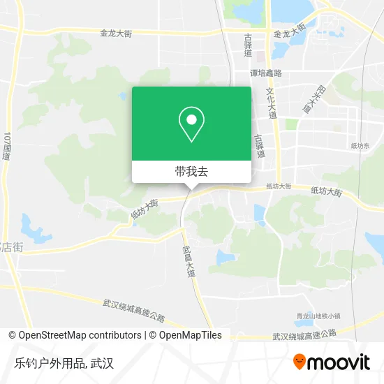 乐钓户外用品地图