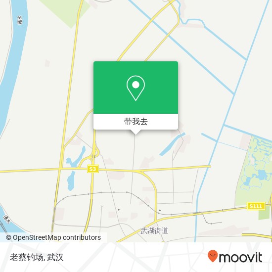 老蔡钓场地图
