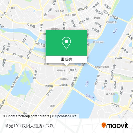 章光101(汉阳大道店)地图