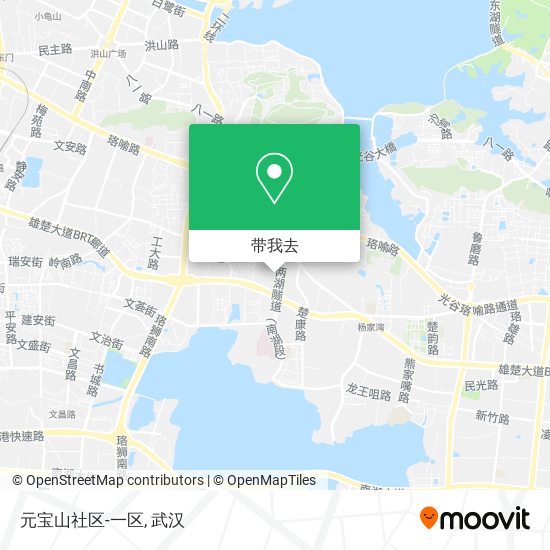 元宝山社区-一区地图