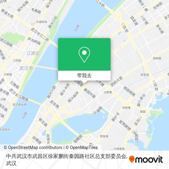 中共武汉市武昌区徐家鹏街秦园路社区总支部委员会地图
