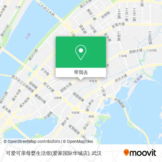 可爱可亲母婴生活馆(爱家国际华城店)地图