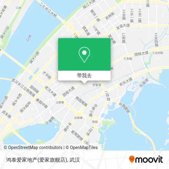鸿泰爱家地产(爱家旗舰店)地图