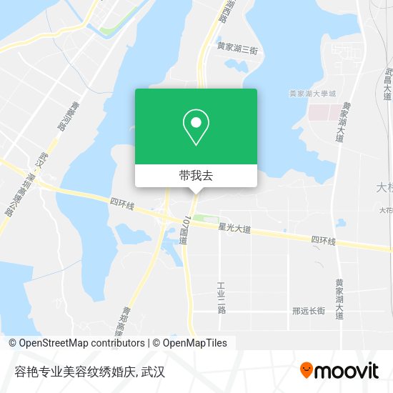 容艳专业美容纹绣婚庆地图