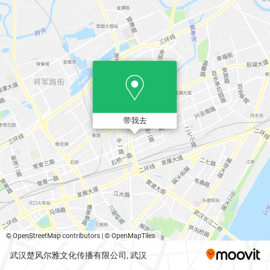 武汉楚风尔雅文化传播有限公司地图