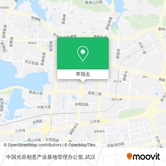 中国光谷创意产业基地管理办公室地图