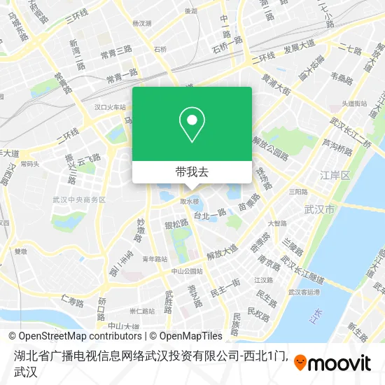 湖北省广播电视信息网络武汉投资有限公司-西北1门地图