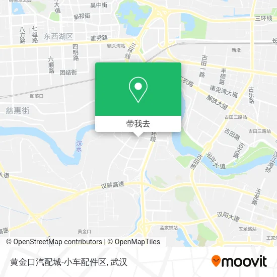 黄金口汽配城-小车配件区地图