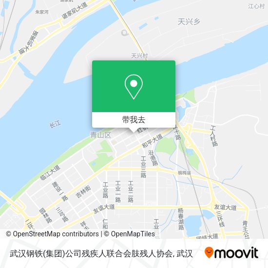 武汉钢铁(集团)公司残疾人联合会肢残人协会地图