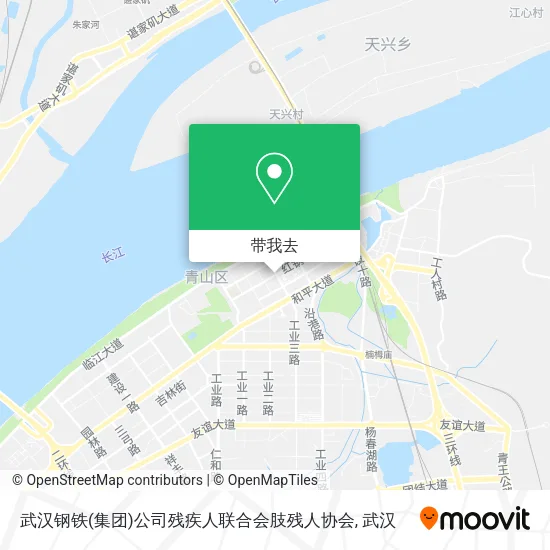 武汉钢铁(集团)公司残疾人联合会肢残人协会地图