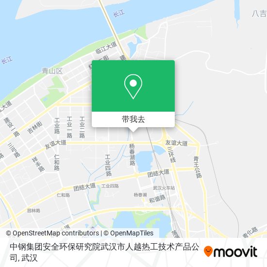 中钢集团安全环保研究院武汉市人越热工技术产品公司地图