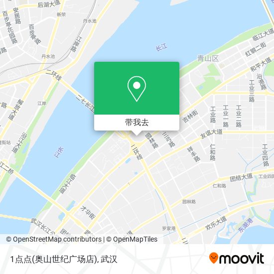 1点点(奥山世纪广场店)地图