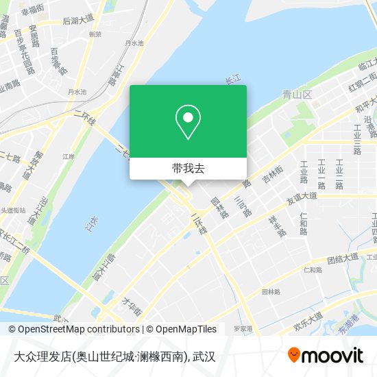 大众理发店(奥山世纪城·澜橼西南)地图