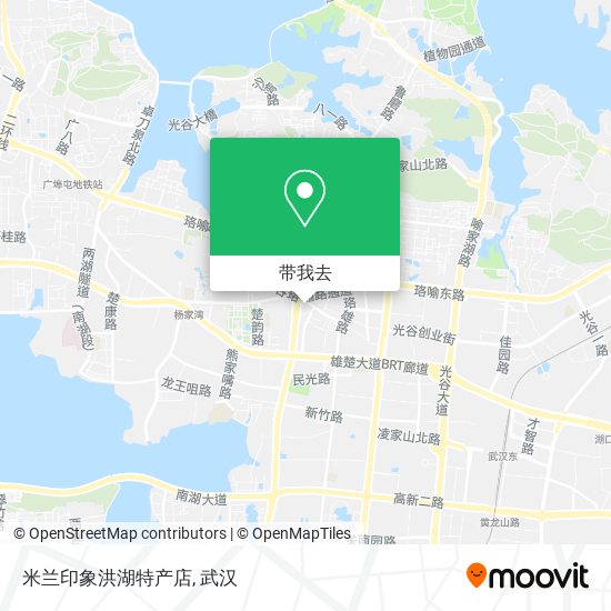 米兰印象洪湖特产店地图