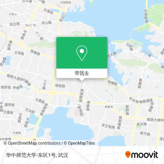 华中师范大学-东区1号地图