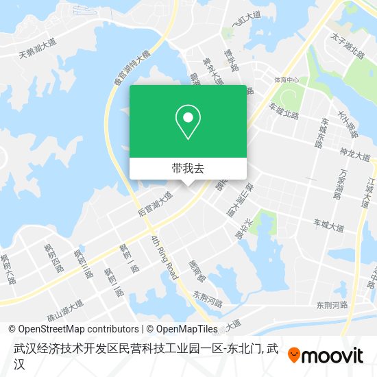 武汉经济技术开发区民营科技工业园一区-东北门地图