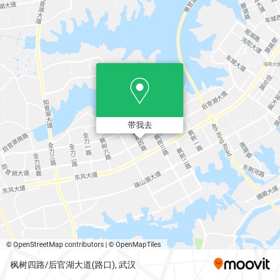 枫树四路/后官湖大道(路口)地图