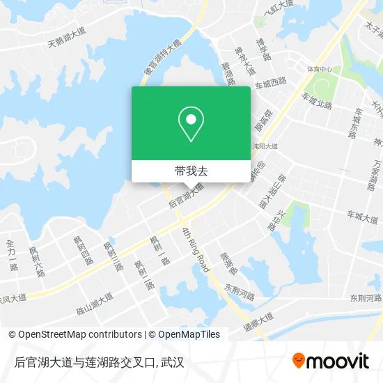 后官湖大道与莲湖路交叉口地图