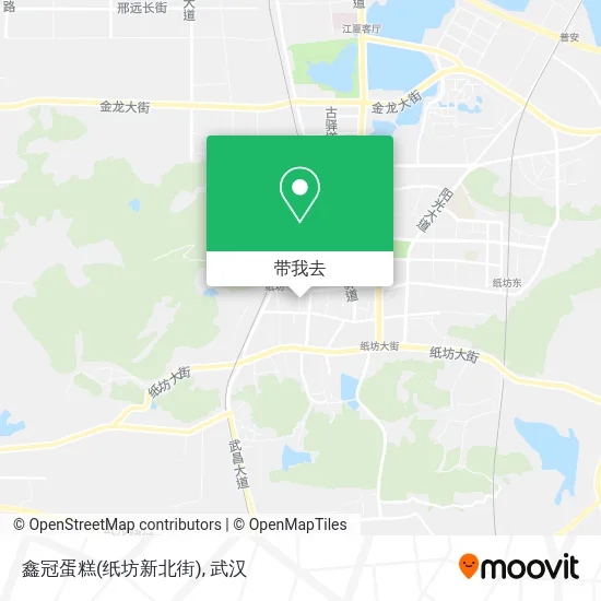 鑫冠蛋糕(纸坊新北街)地图