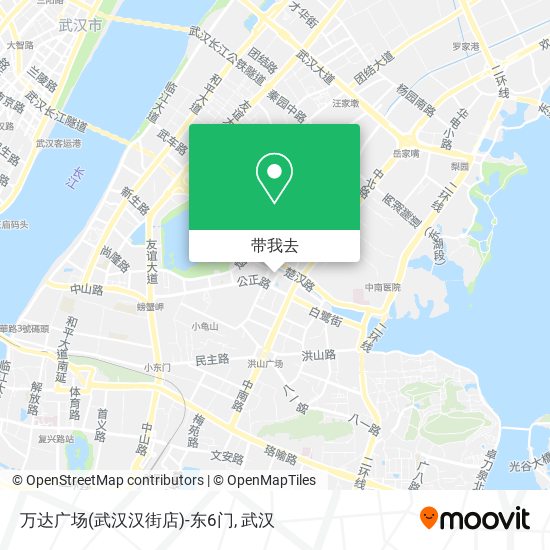 万达广场(武汉汉街店)-东6门地图