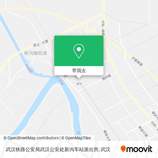 武汉铁路公安局武汉公安处新沟车站派出所地图