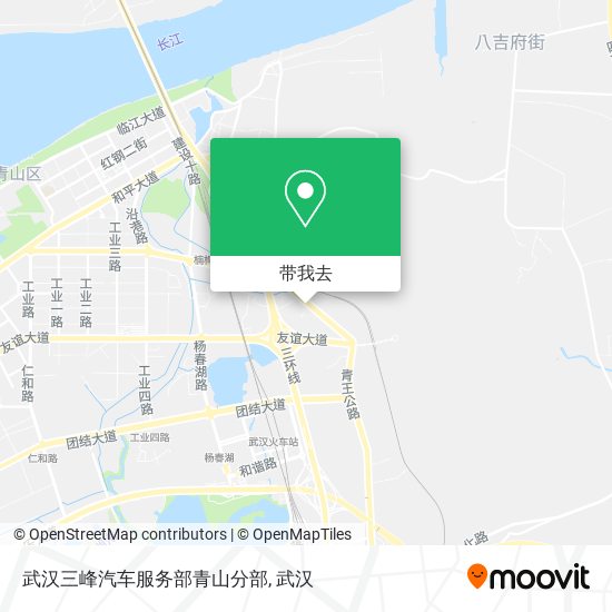 武汉三峰汽车服务部青山分部地图