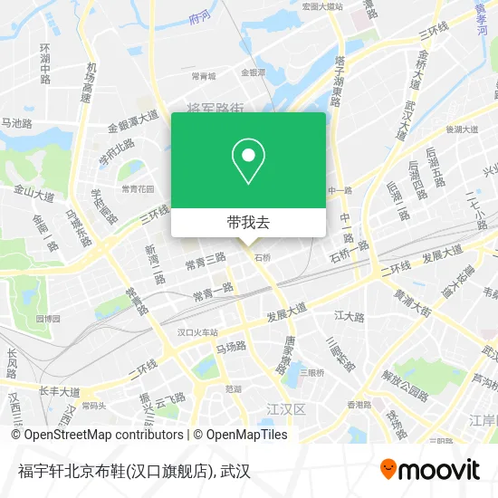 福宇轩北京布鞋(汉口旗舰店)地图