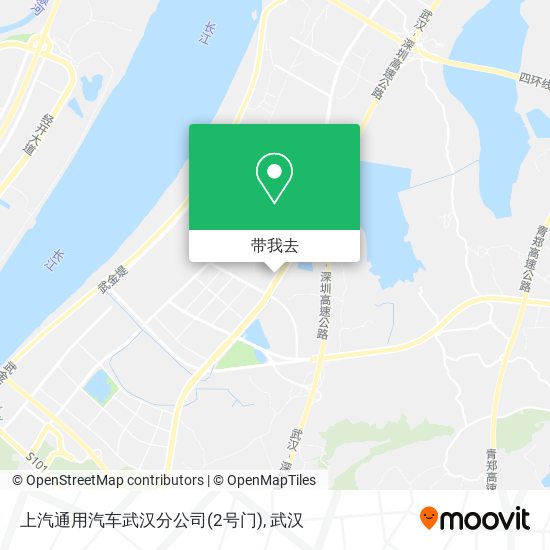上汽通用汽车武汉分公司(2号门)地图