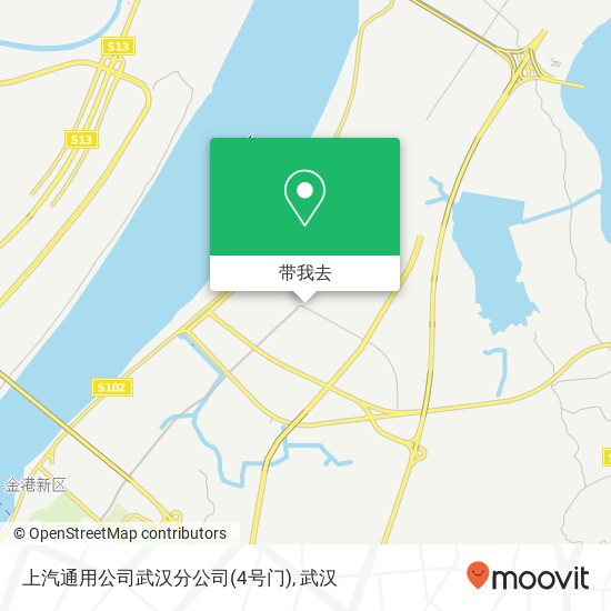 上汽通用公司武汉分公司(4号门)地图