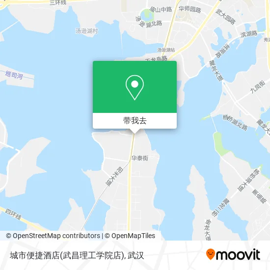 城市便捷酒店(武昌理工学院店)地图