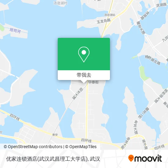优家连锁酒店(武汉武昌理工大学店)地图