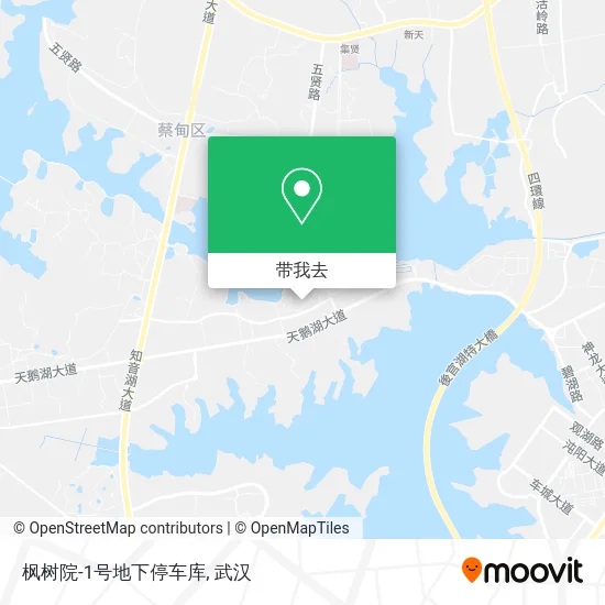 枫树院-1号地下停车库地图