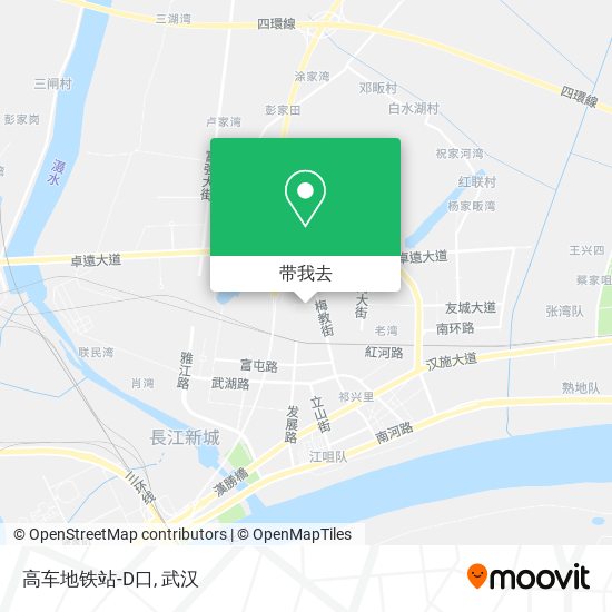 高车地铁站-D口地图