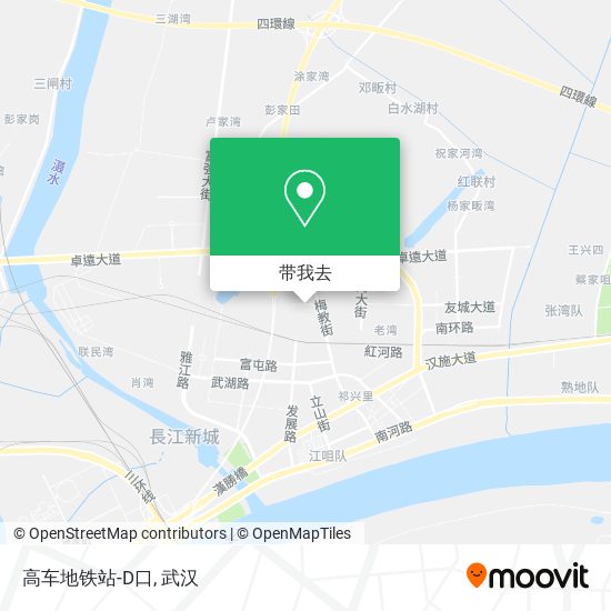 高车地铁站-D口地图