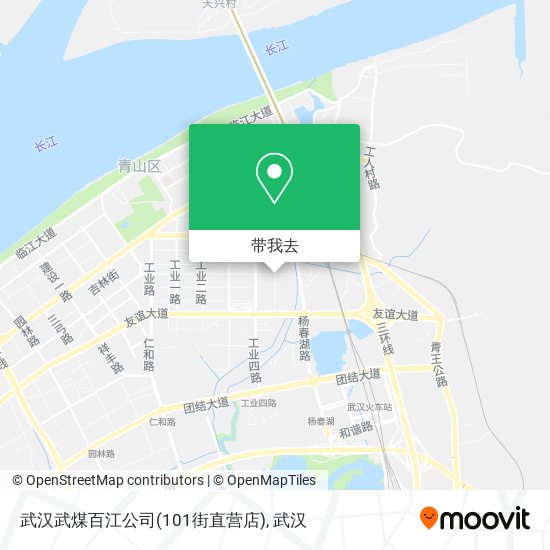 武汉武煤百江公司(101街直营店)地图