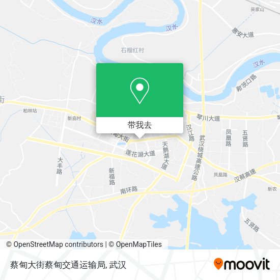 蔡甸大街蔡甸交通运输局地图