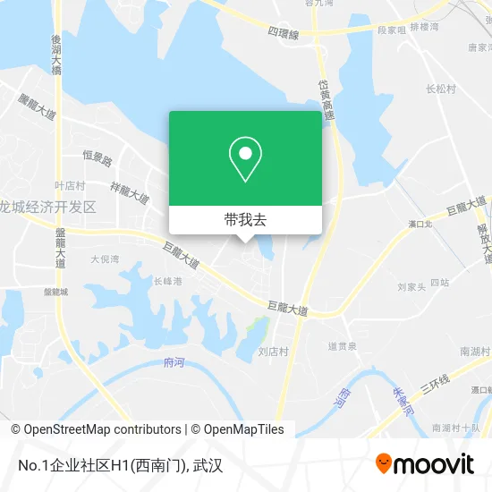 No.1企业社区H1(西南门)地图