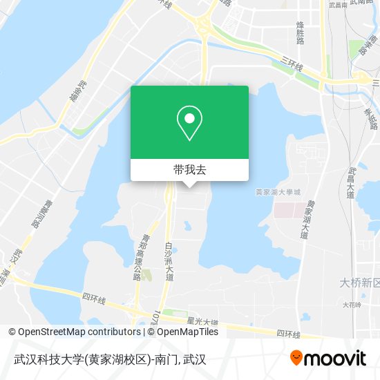 武汉科技大学(黄家湖校区)-南门地图